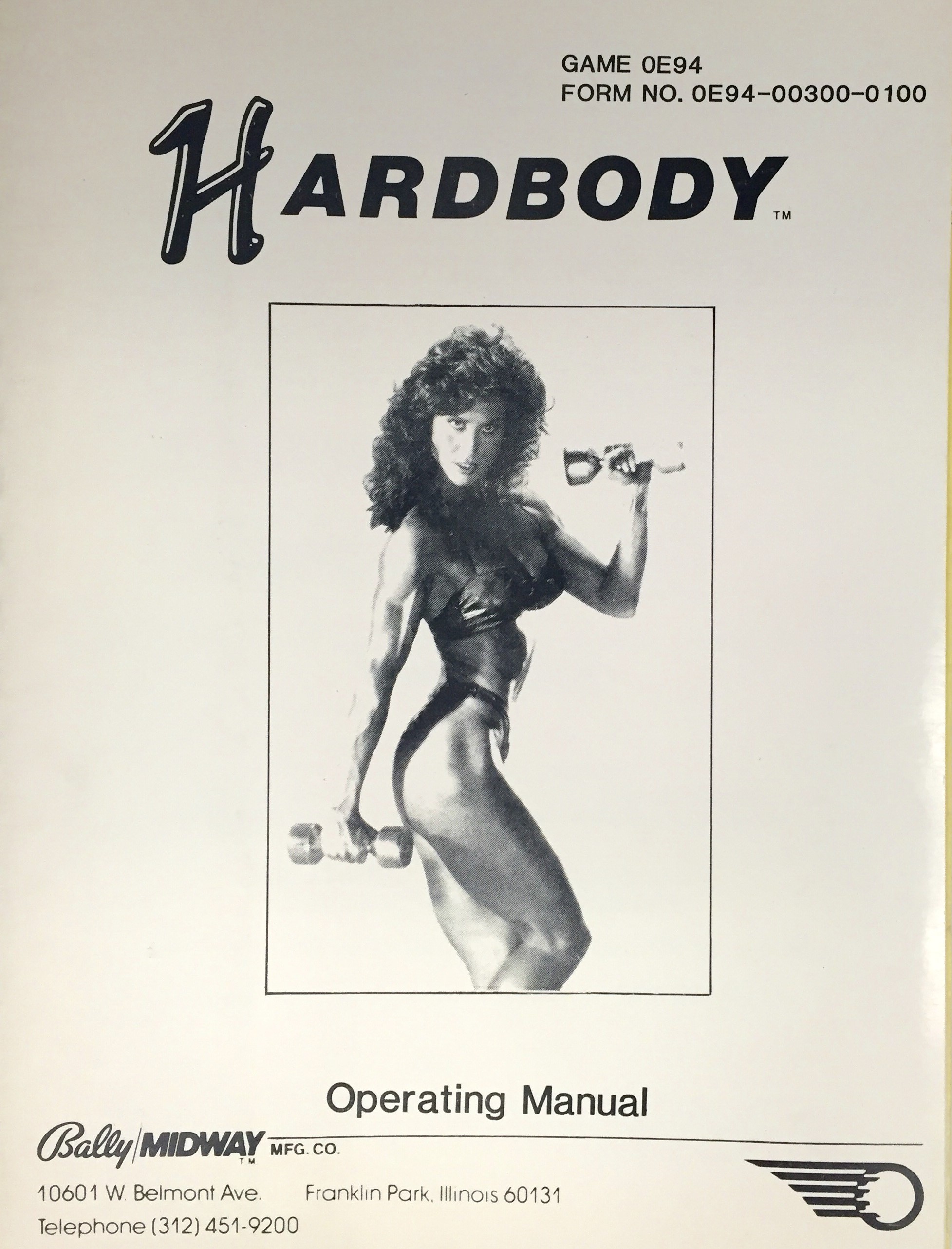 HARDBODY (Bally) Manual & Schematic