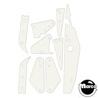 MEDIEVAL MADNESS (WMS) 9pc Plastic shield set