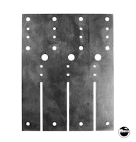 Side plate - 3 bank drop target