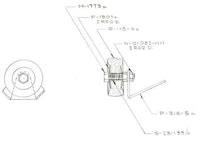 Bracket - rebound assembly Bally