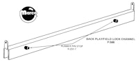 Playfield glass trim Bally standard