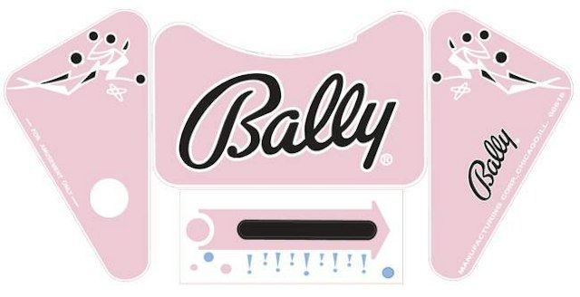 PLAYBOY (Bally 1978) Apron decal set