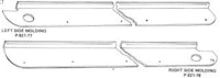 Side rail set Bally L & R sides 51-3/8 x 3 inches