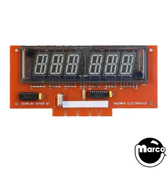 Display - 6 digit Gottlieb