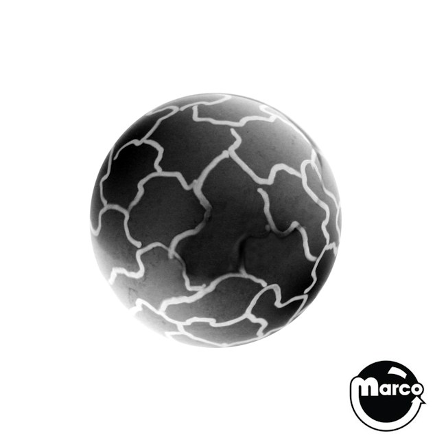 Ball 1-1/16 inch black Crackling ball