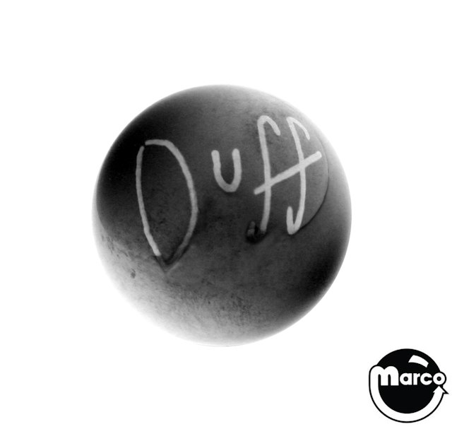 Ball 1-1/16 inch black Duff ball