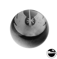 Ball 1-1/16 inch black Jedi ball - each