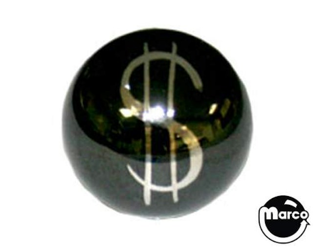 Ball 1-1/16 inch black Money ball - each