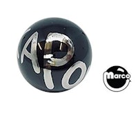 Ball 1-1/16 inch black Kapow! ball - each