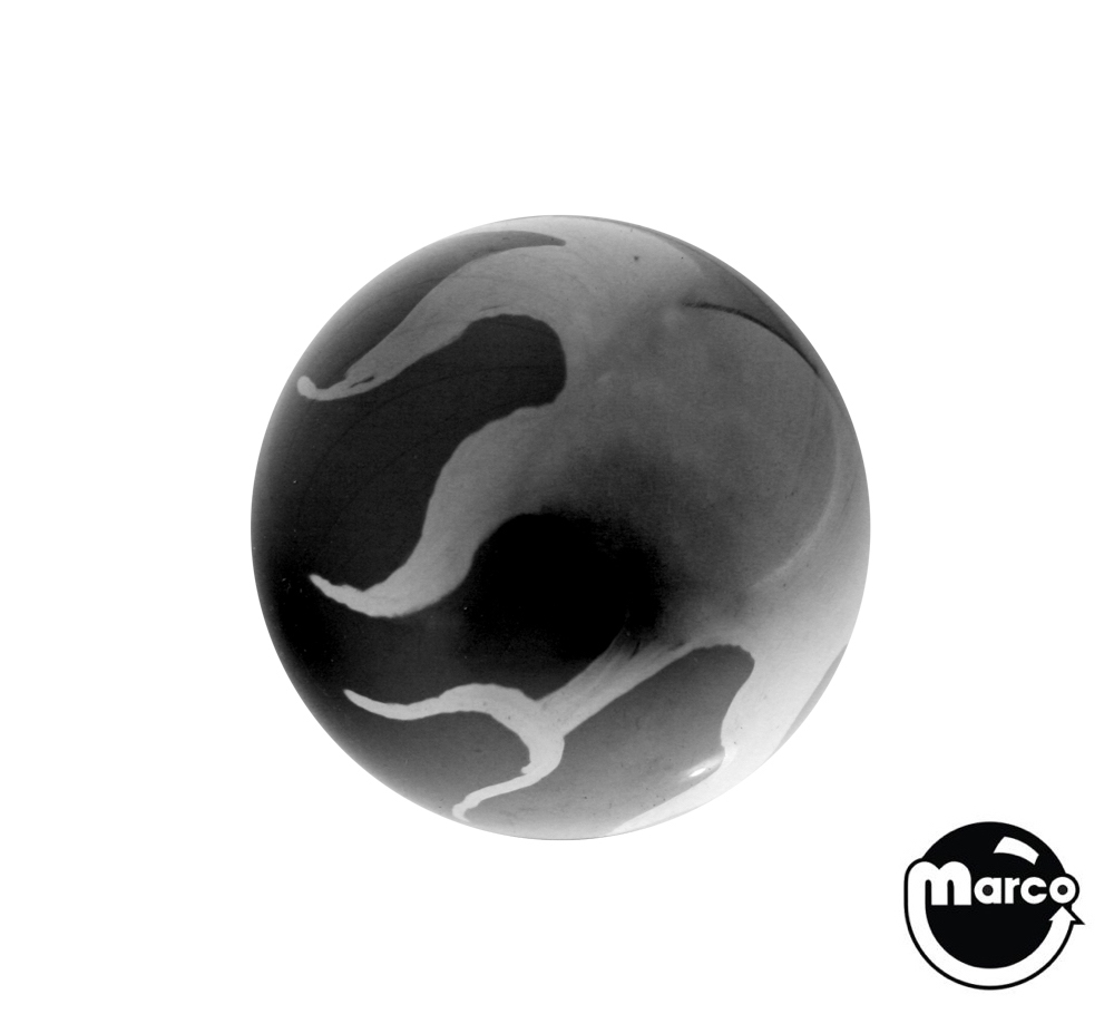 Ball 1-1/16 inch black Flame ball - each