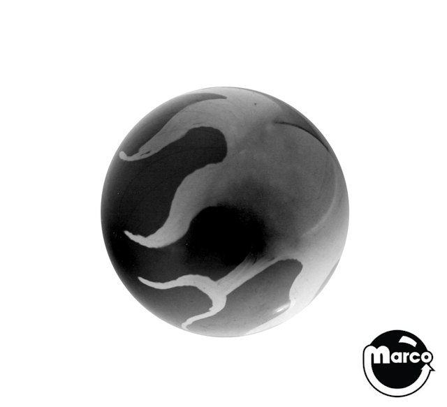 Ball 1-1/16 inch black Flame ball - each