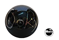 Ball 1-1/16 inch black Ooky ball - each