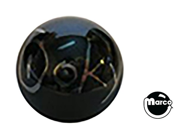 Ball 1-1/16 inch black Ooky ball - each