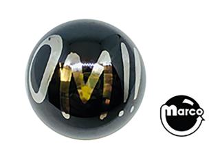Ball 1-1/16 inch black BOOM! ball - each