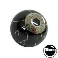 Ball 1-1/16 inch Black Eyeball