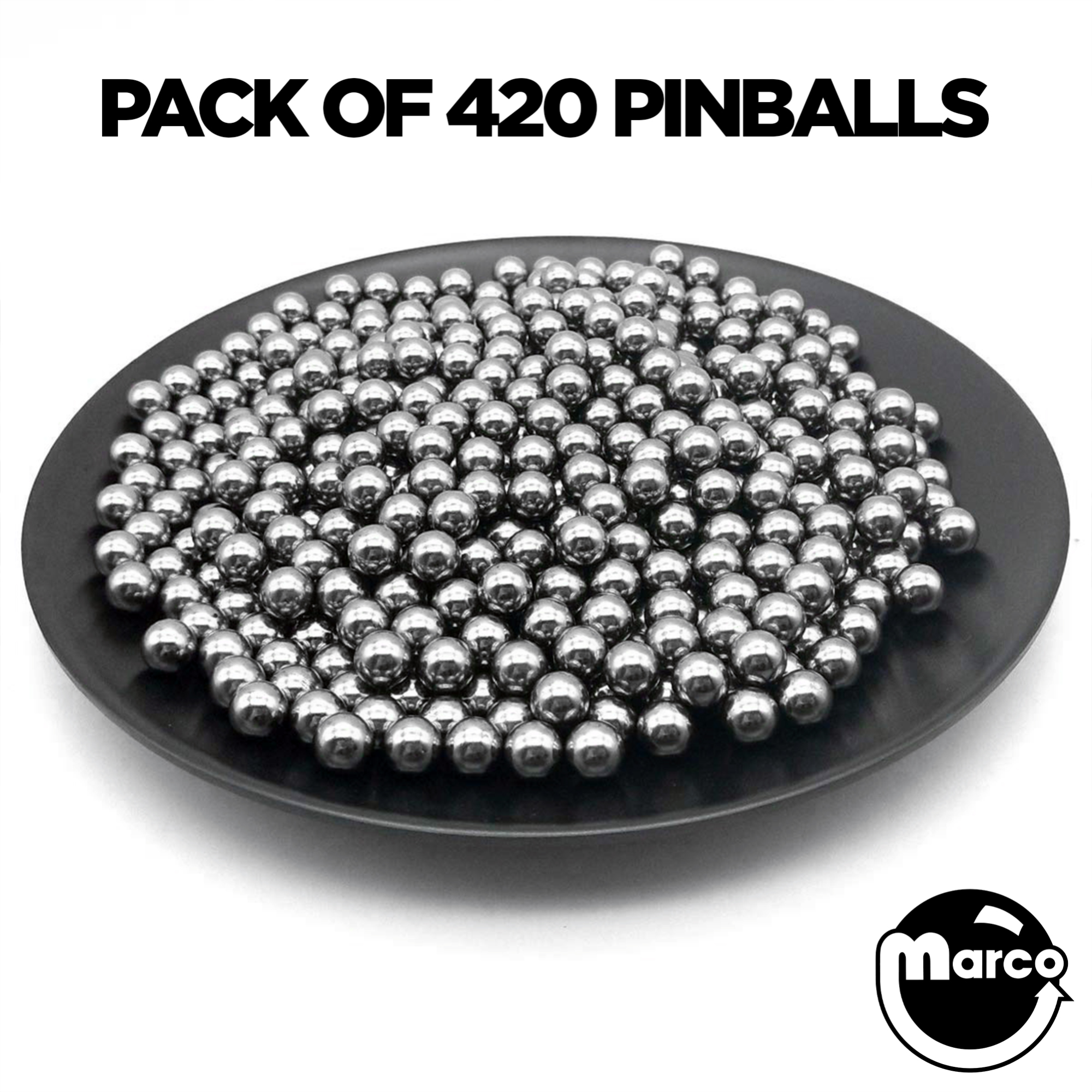 420 Balls 1/16 inch Standard pinball Large Operator Pack