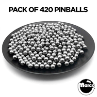 420 Balls 1-1/16 inch Standard Pinballs - Large Operator Pack