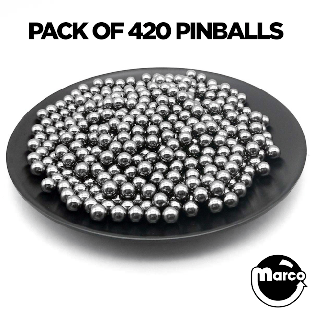 420 Balls 1/16 inch Standard pinball Large Operator Pack