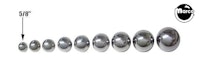 Ball - steel 5/8 inch dia. (Baseball games)