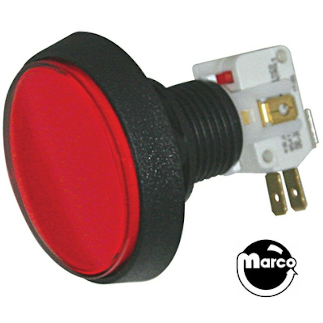 Pushbutton 2 inch round red