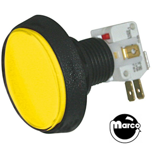 Pushbutton 2 inch round yellow 500-6121-26