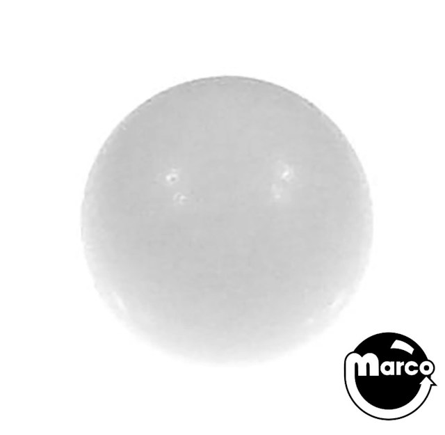 Ball - plastic white 3/4 inch diameter