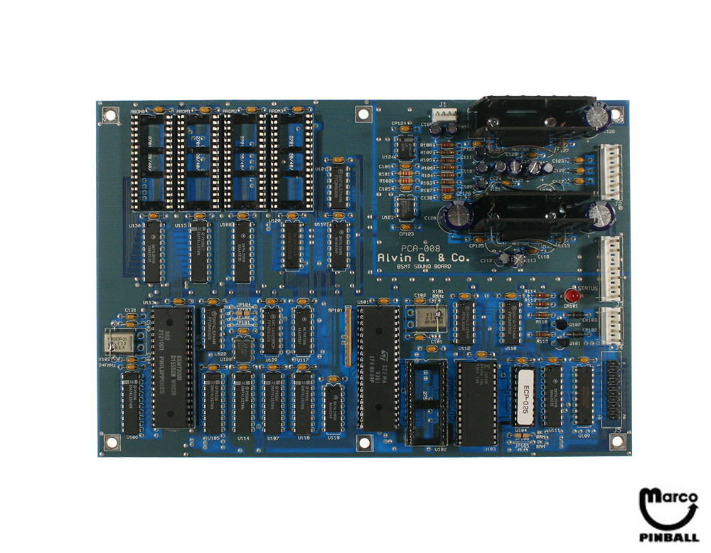 PCA-008 - Alvin G Sound board - Marco Specialties Pinball Parts