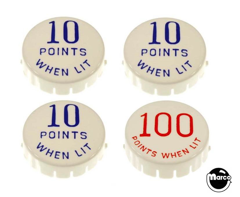 AIRPORT (Gottlieb) Pop bumper cap set (4)