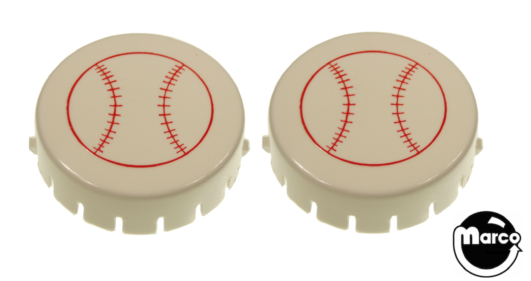 BIG HIT (Gottlieb) Pop bumper cap set (2)