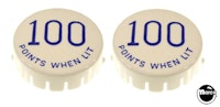 DIMENSION (Gottlieb) Pop bumper cap set (2)