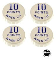 DOMINO (Gottlieb) Pop bumper cap set (4)