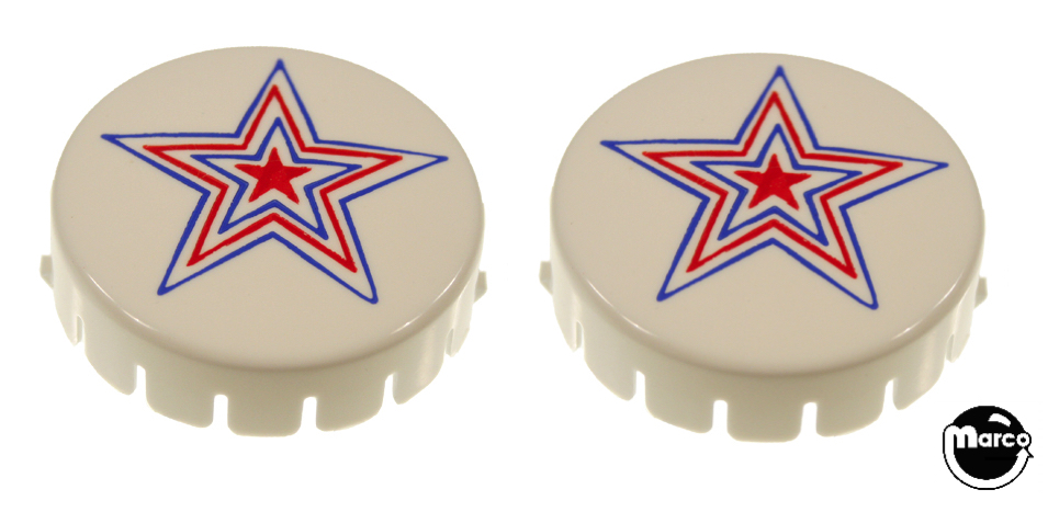 EL DORADO (Gottlieb 1975) Pop bumper cap set