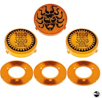 FIREBALL CLASSIC (Bally) Pop bumper cap set