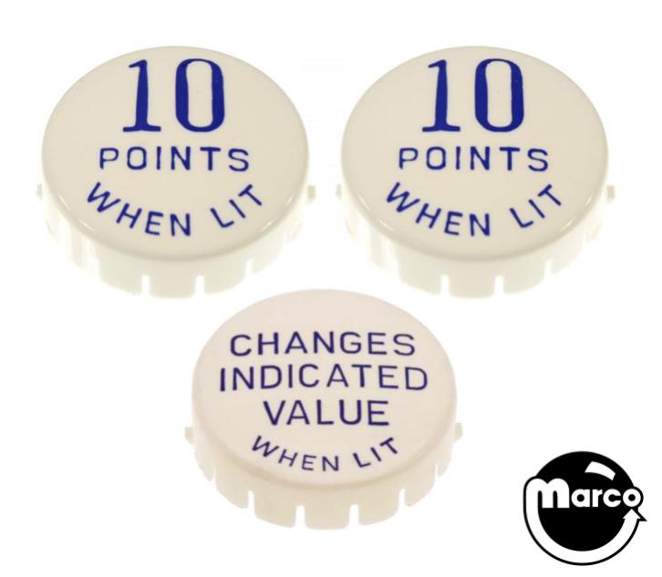 FUN PARK (Gottlieb) Pop bumper cap set (3)