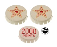 GENIE (Gottlieb) Pop bumper cap set (3)