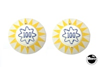 JUBILEE (Williams) Pop bumper cap set (2)