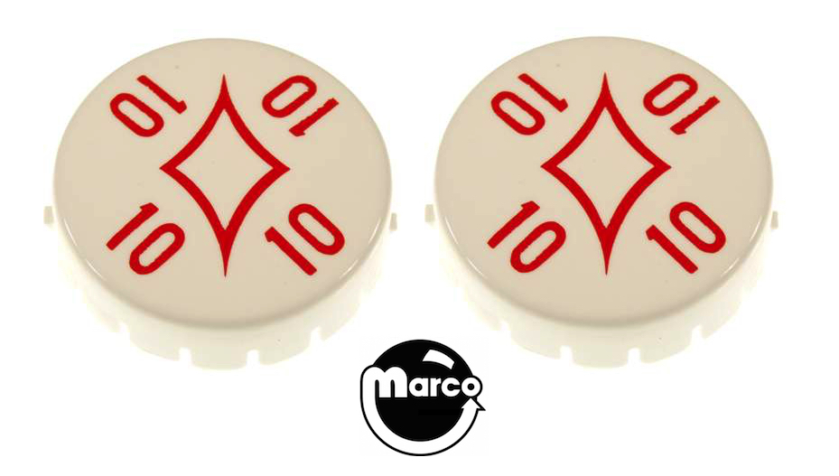 KING KOOL (Gottlieb) Pop bumper cap set