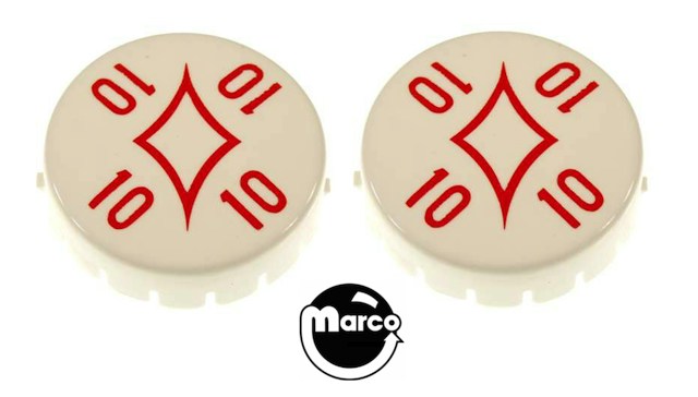 KING KOOL (Gottlieb) Pop bumper cap set