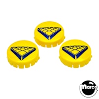 RACK EM UP (Gottlieb) Pop bumper cap set