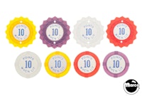 SEA SHORE (Gottlieb) Pop bumper cap set