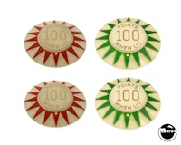SEE SAW (Bally) Pop bumper cap set