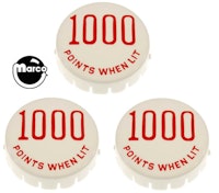 SURE SHOT (Gottlieb) Pop bumper cap set