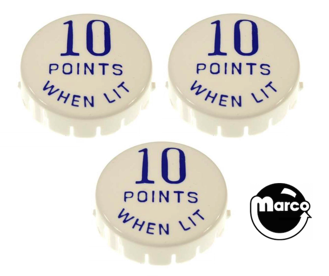 SURF SIDE (Gottlieb) Pop bumper cap set