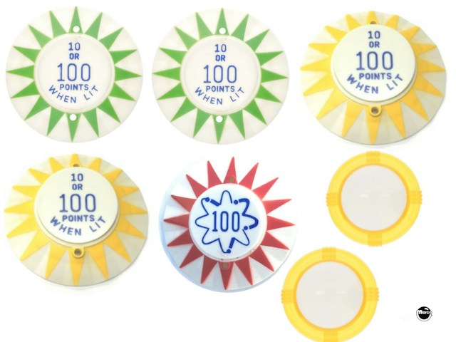SWINGER (Williams) Pop bumper cap set (7)
