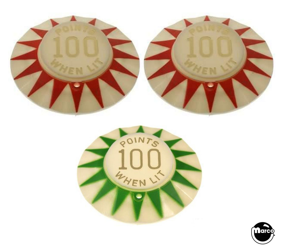 TRAIL DRIVE (Bally) Pop bumper cap set