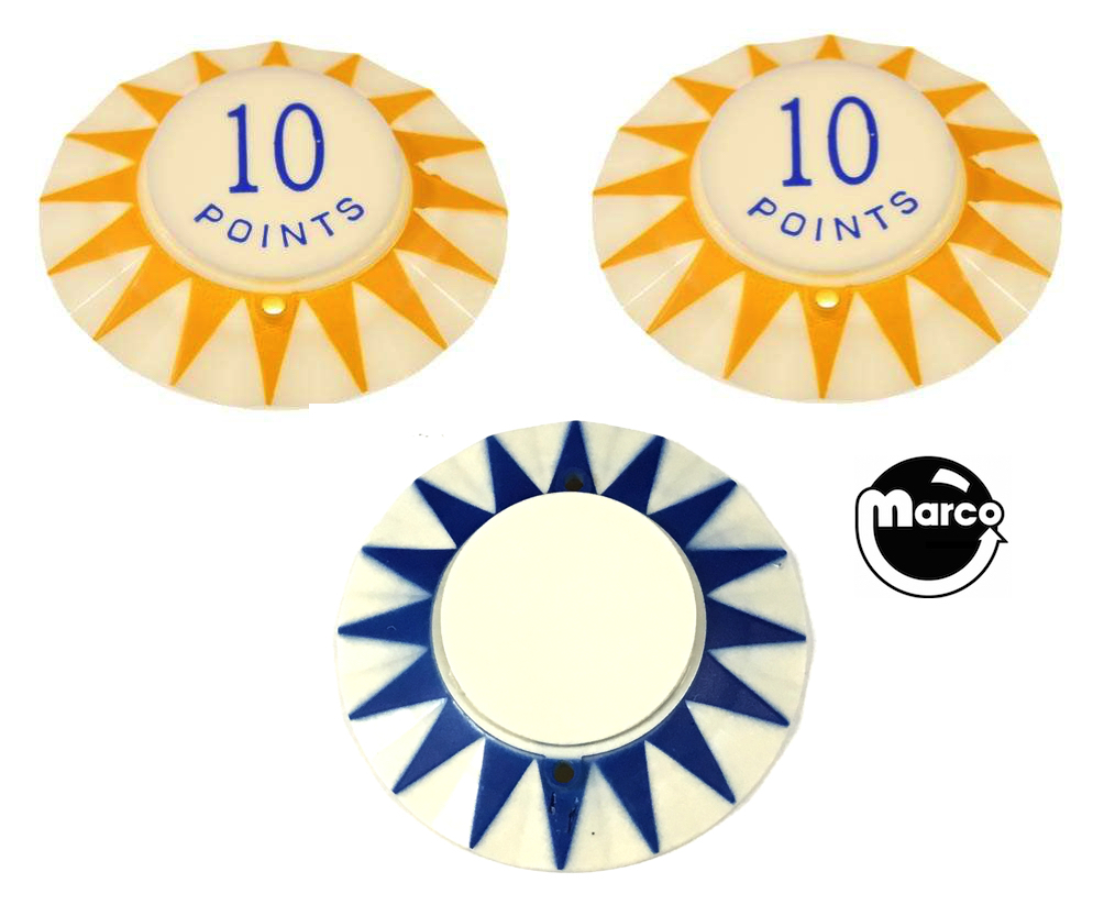 TWINKY (Chicago Coin) Pop bumper cap set (3)