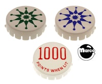 VOLLEY (Gottlieb) Pop bumper cap set