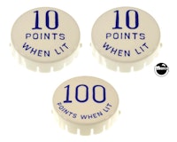 WILD WILD WEST (Gottlieb) Pop bumper cap set
