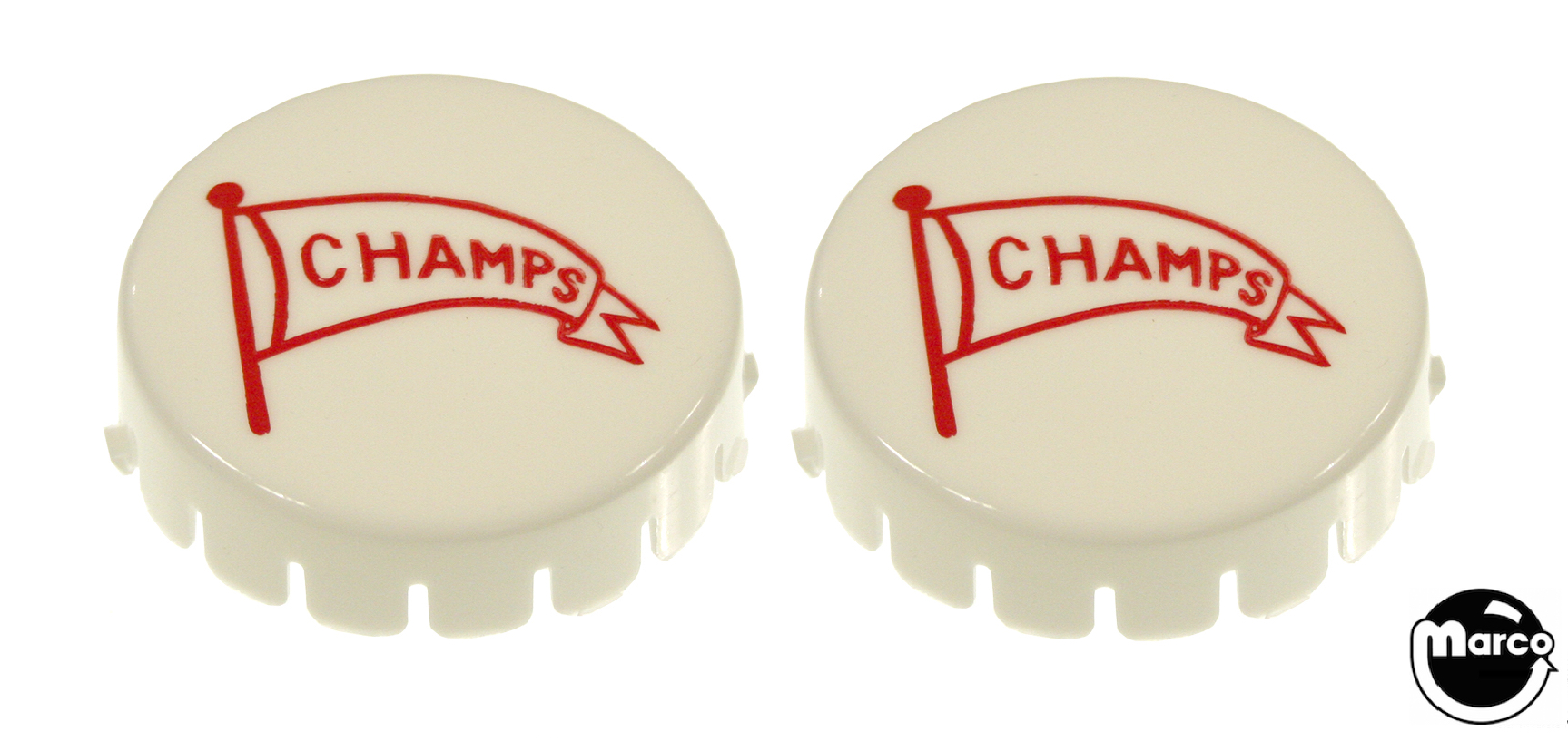 GRIDIRON (Gottlieb) Pop bumper cap set (2)