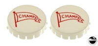 GRIDIRON (Gottlieb) Pop bumper cap set (2)